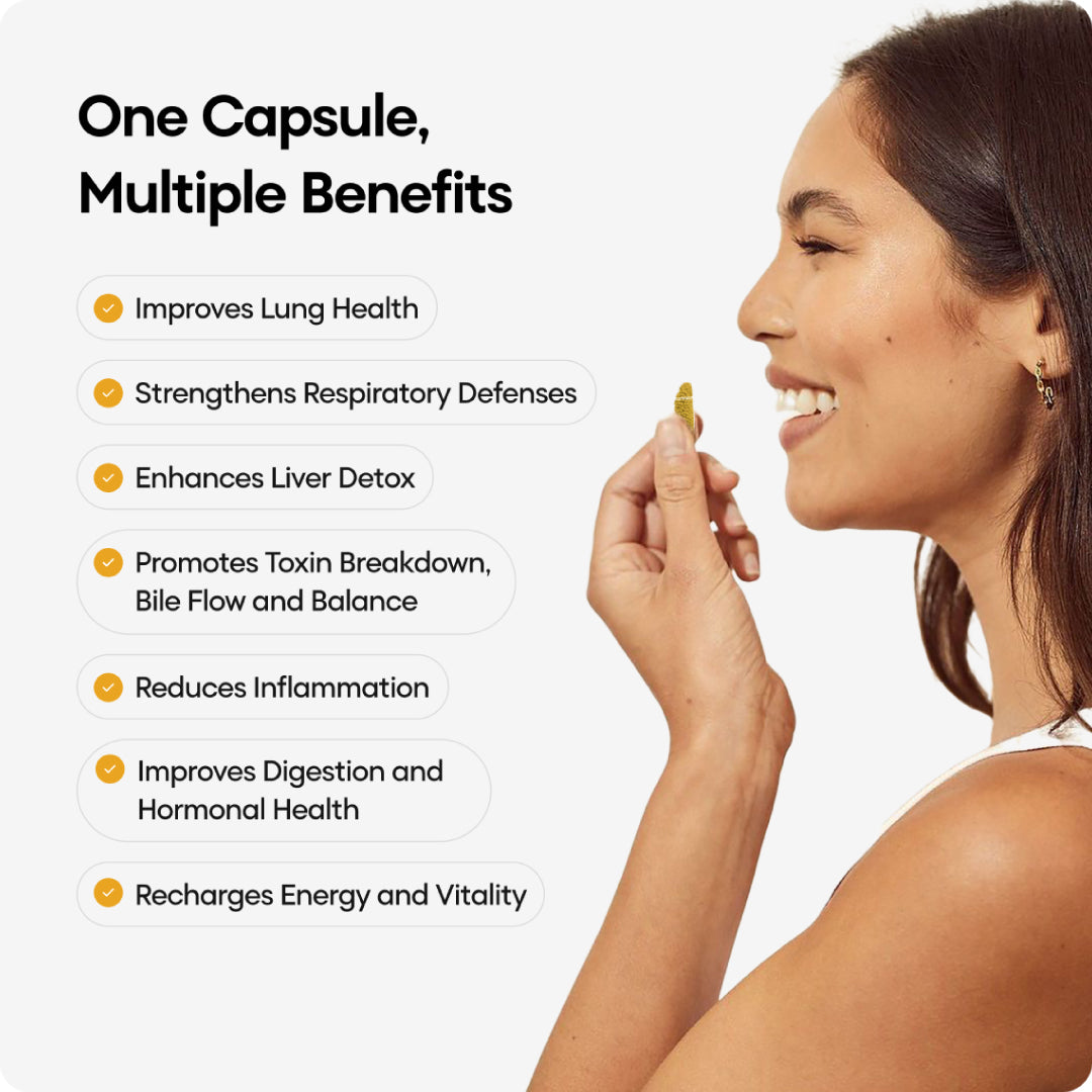 YourHappy Core Detox | Dual-Action Cleanse for Lungs & Liver