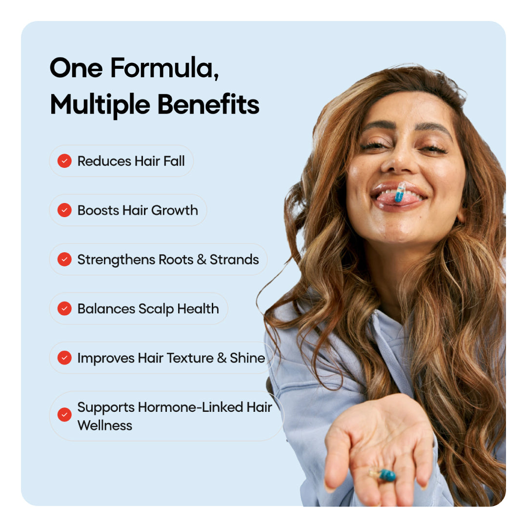 Hair Revive with Keranat™ | 10,000mcg Biotin, Essential Hair Amino Acids, DHT Blockers | Hair Growth Capsules