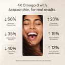Omega 3 Fish Oil with Astaxanthin | Triglyceride Form | 1650mg 4X Strength