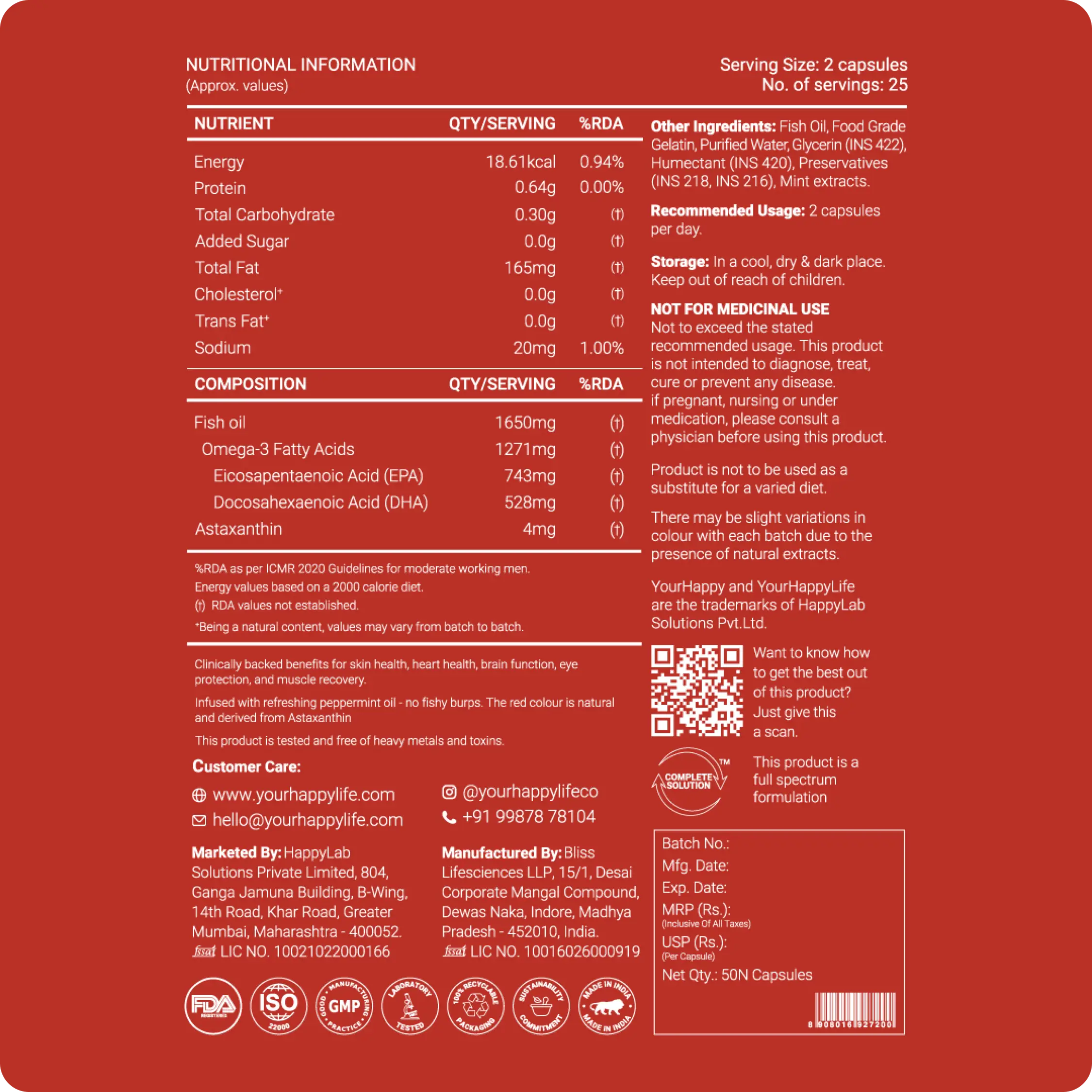 Omega-3 with Astaxanthin