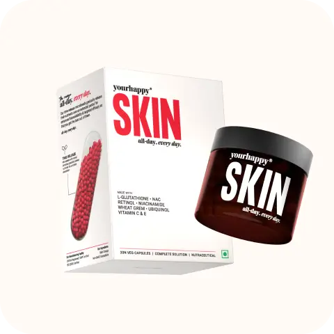 YourHappy Skin with L-Glutathione, Niacinamide, Retinol, Vitamins C & E