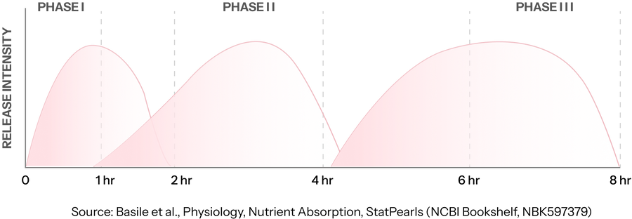 TruPhase 3-wave sequenced release chart