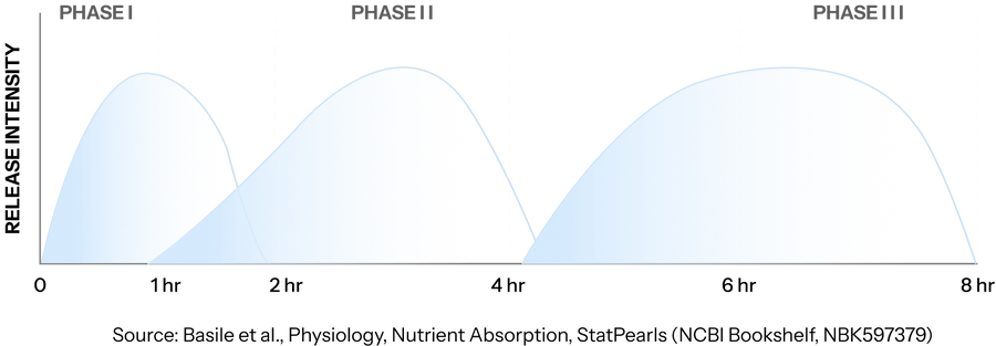TruPhase 3-wave sequenced release chart