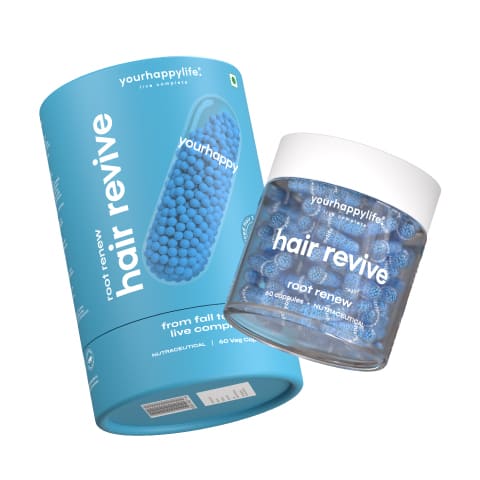 YourHappy Hair with Patented Keranat, Biotin, DHT Blocking Blend and Essential Hair Growth Nutrients