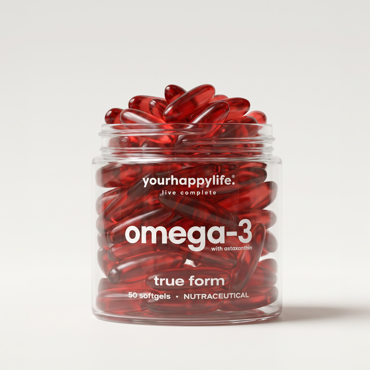 Omega 3 Fish Oil with Astaxanthin | Triglyceride Form | 1650mg 4X Strength