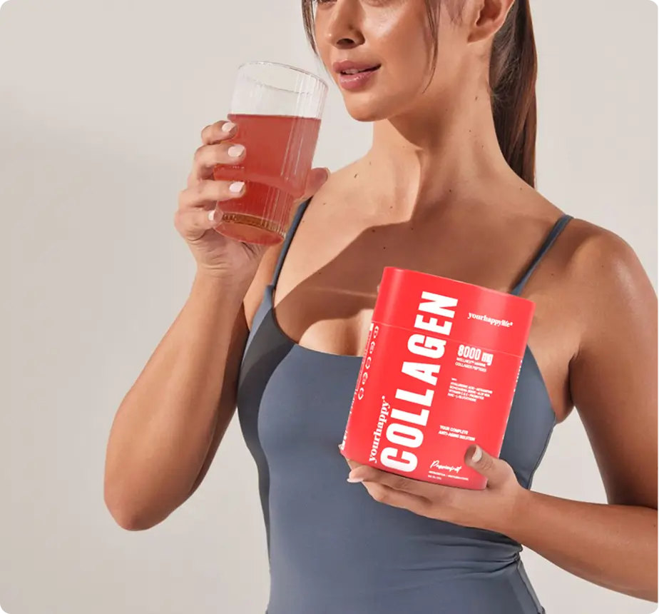 <p>Anytime: 1 Collagen Sachet with water</p>